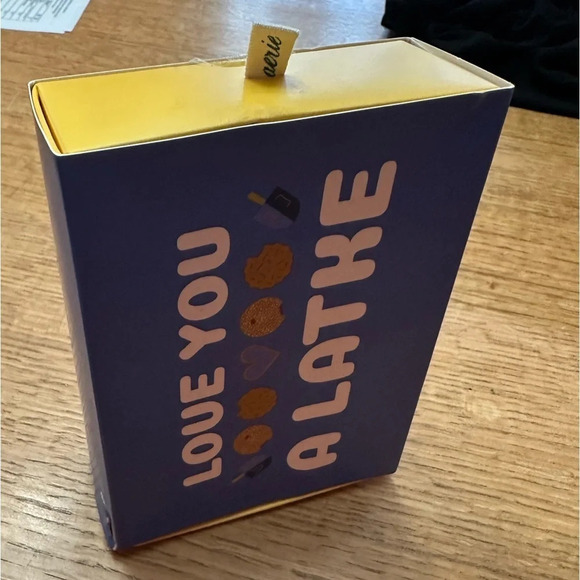 Aerie LATKE gift box, 3 pair cheeky no show Hanukkah panties NIB size Large - Picture 9 of 10